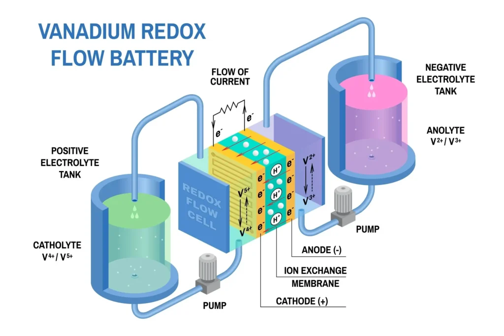 RedT to Develop First Vanadium Hybrid Storage System
